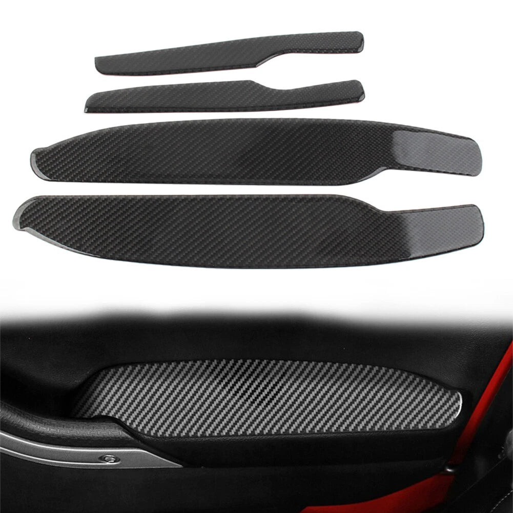Set of 4 Door Armrest Panel Cover Trim for Jeep Wrangler JK (2011–2017)