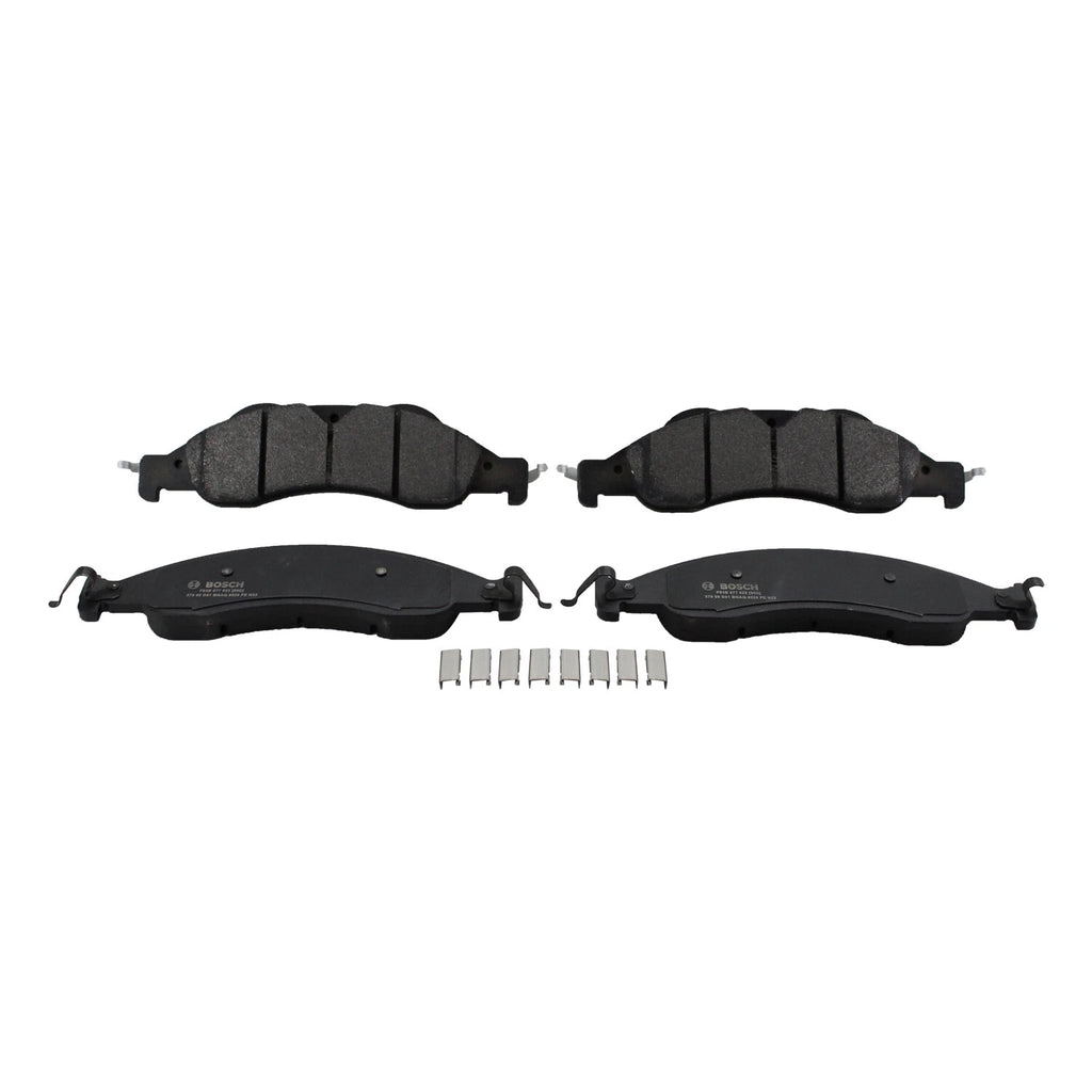 Set of 4 Bosch QuietCast Front Disc Brake Pads for Ford Expedition Lincoln Navigator (2003–2022)