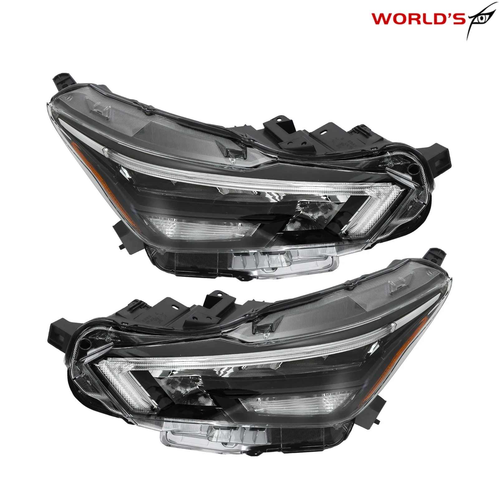 Set of 2 Full LED Headlight Assemblies for Nissan Versa (2020–2021)