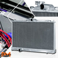 2-Row Aluminum Racing Radiator for Mitsubishi Evolution 7/8/9 (2003–2006)