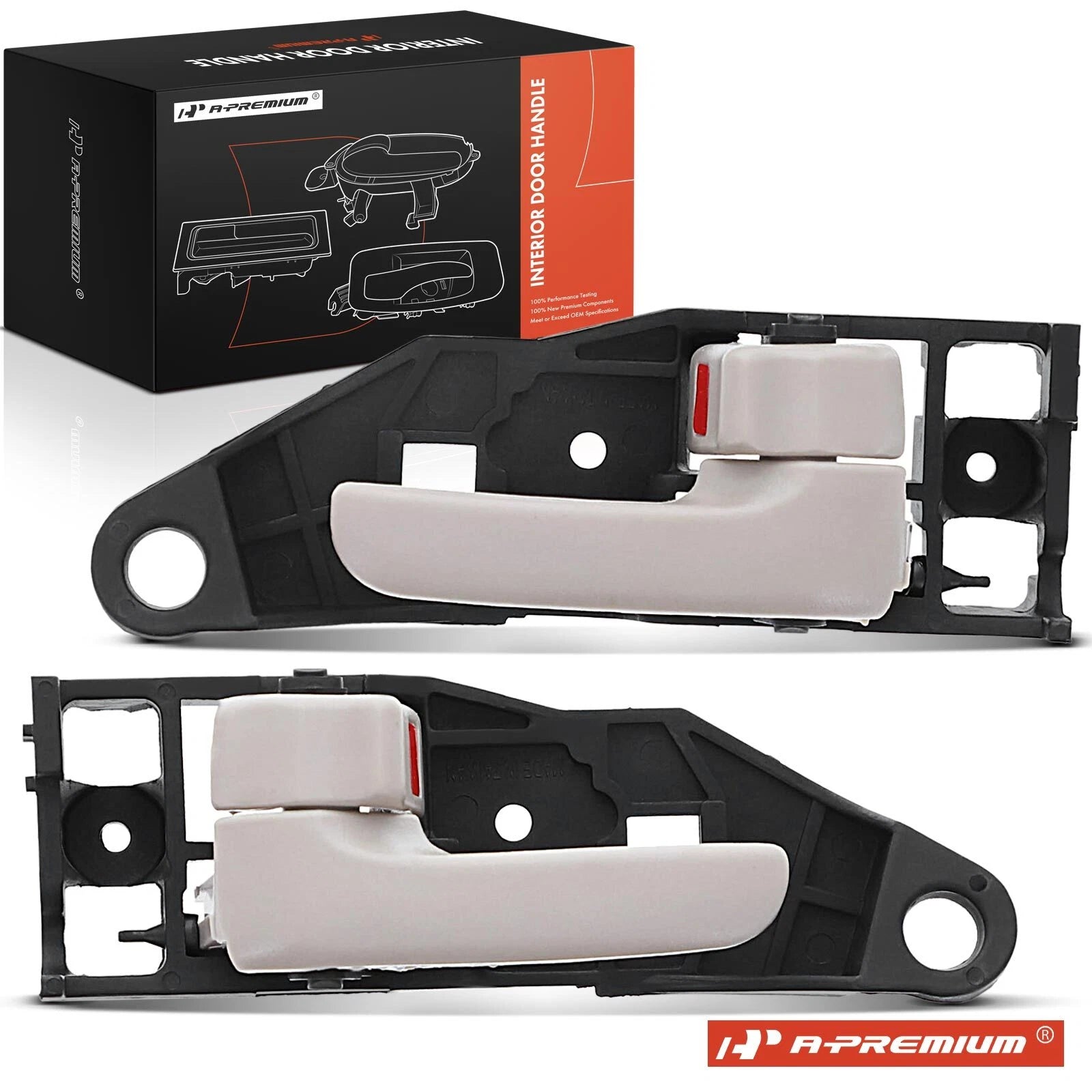 Front Ivory Plastic Interior Door Handle for Toyota Solara (1999-2003)