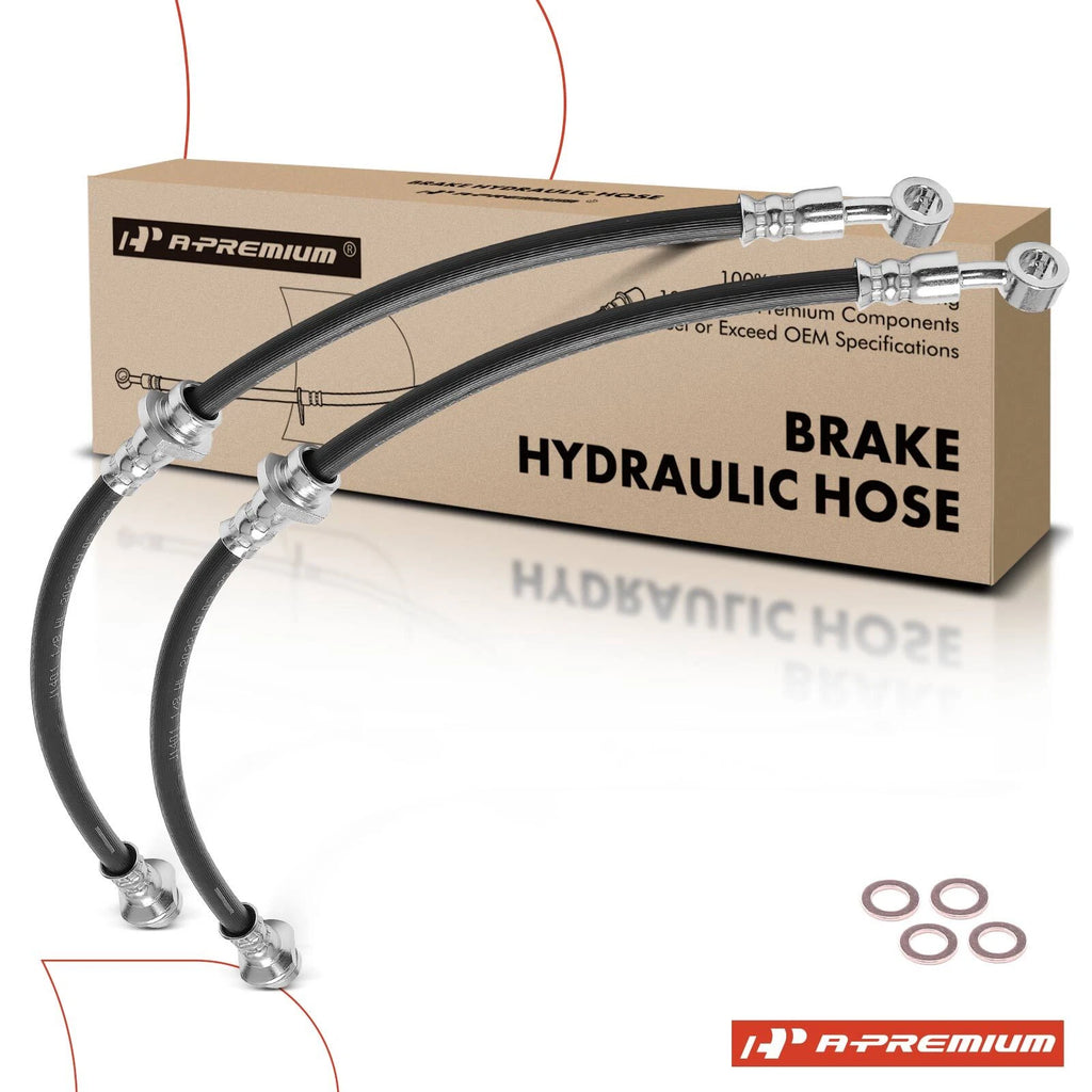 2X Front Brake Hydraulic Hose for Chevy Metro (1998–2001) Suzuki Swift (1990–2001)