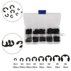 550pcs Assorted Clips Set for Universal Applications (C Circlip)
