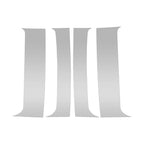 Set of 4 Pillar Window Trim for Chevy Blazer (1995–2005) Silver Tone