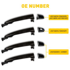 Exterior Door Handle Set for Toyota Camry (2007â2011) Tacoma (2005â2012)
