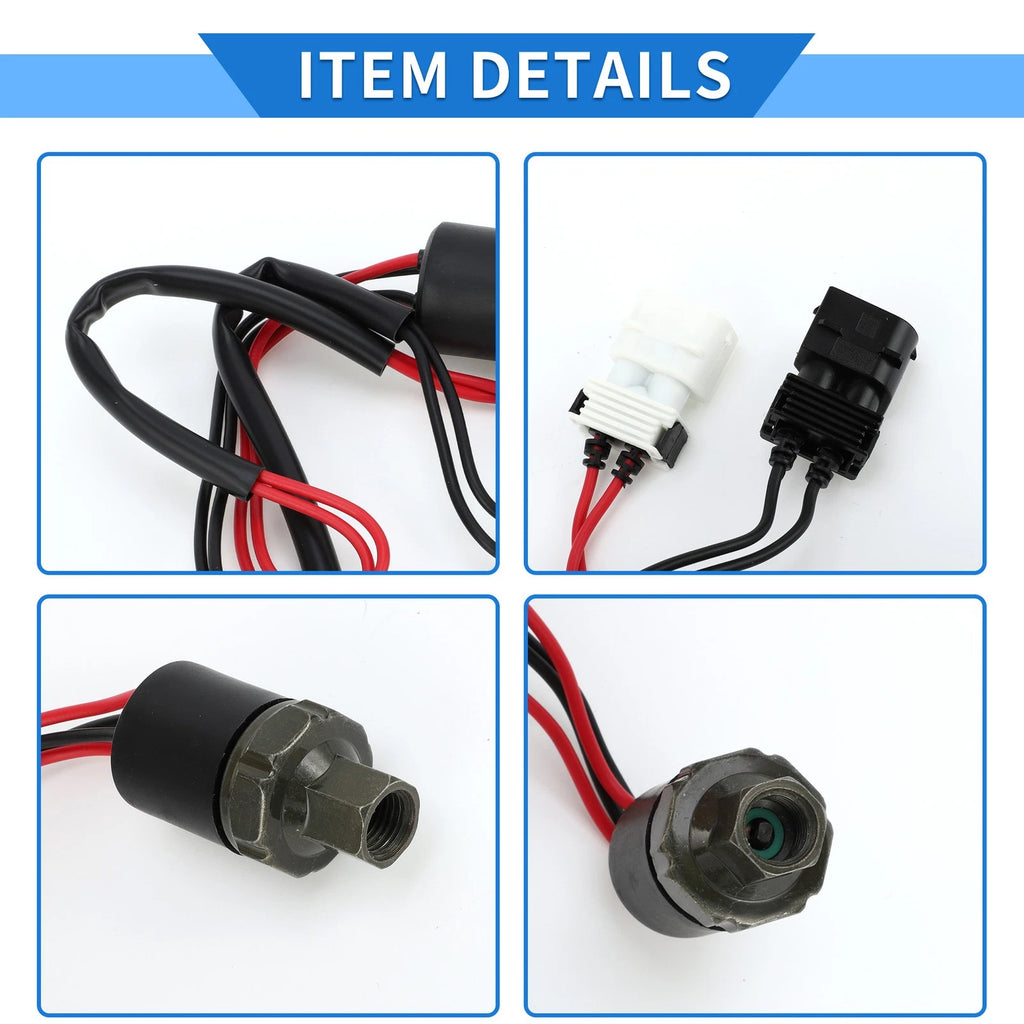 A/C Pressure Switch Sensor for BMW 525I (1989–1995) No. 64531390070 Metal
