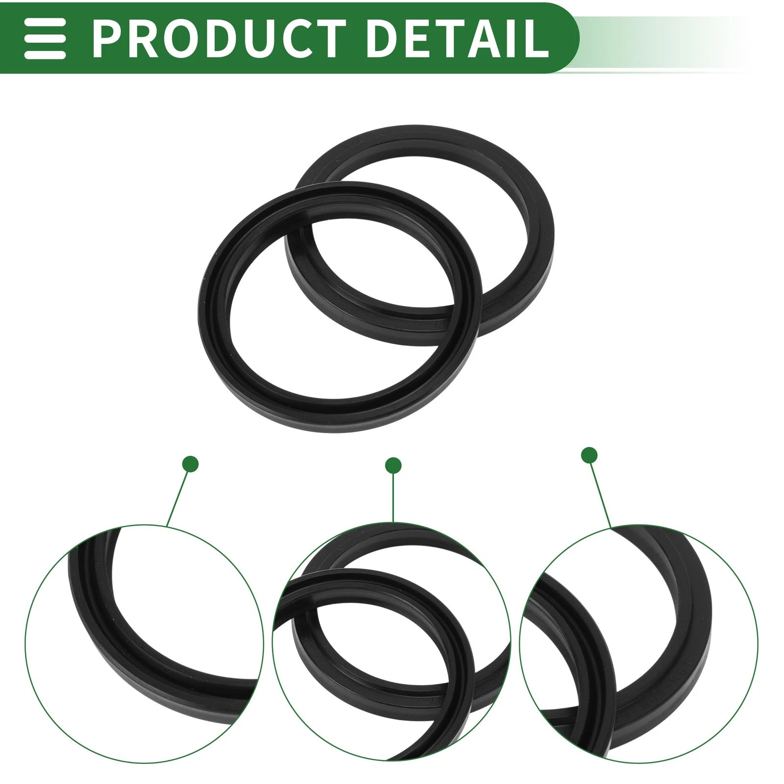 Set of 5 Oil Seal Rotary Shaft Seal NBR Rubber 50x60x5.5mm