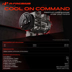 AC Compressor with Clutch for Kia Sedona (2009-2012, 2014)