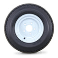 WANDA Trailer Tire Wheel Assembly 20.5x8-10 10-Ply 5 Lugs 4.5" White Rim