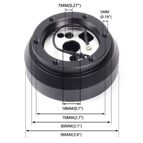 Aluminum Steering Wheel Hub Adapter for Dodge Jeep SRT-4