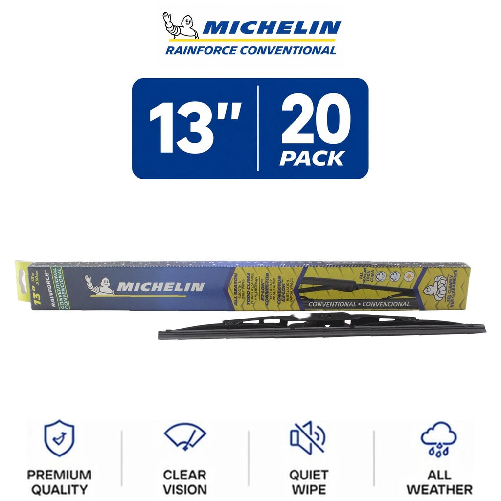 Set of 20 Michelin RainForce Wiper Blades 13" for