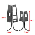 Carbon Fiber Window Lift Switch Panel Cover for Hyundai Sonata (2015-2019)