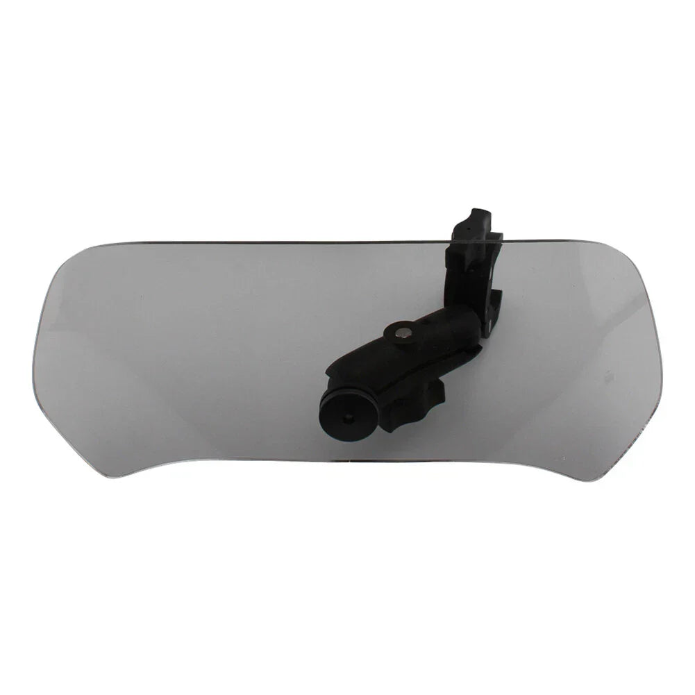 Large Front Windshield Deflector for Universal Motorcycle - Gray
