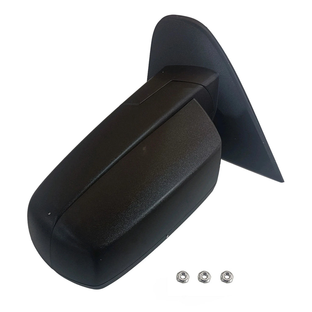 Driver Side Mirror for Chevy Silverado Sierra (2014–2019) - Textured Black Manual Fold
