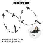 2X ABS Wheel Speed Sensor for Honda Civic (2006) 57470-SNA-003