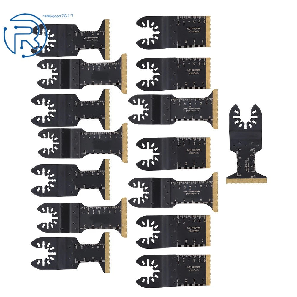 15-Pack Oscillating Saw Blades for Wood Nails (Metal Cutting)