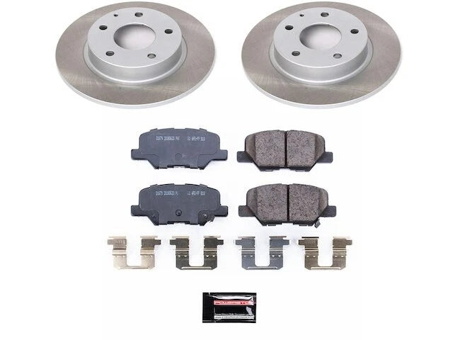 Rear Brake Pad and Rotor Kit for Mazda 3 (2014–2016) QM568JT