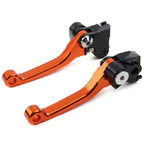 Brake Clutch Levers Pivot Orange for Honda CRF250R CRF450R (2007–2022)
