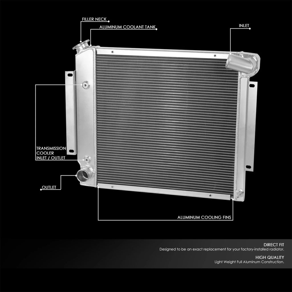 Full Aluminum 3-Row Racing Radiator for International Scout II/Pickup (1961–1980)