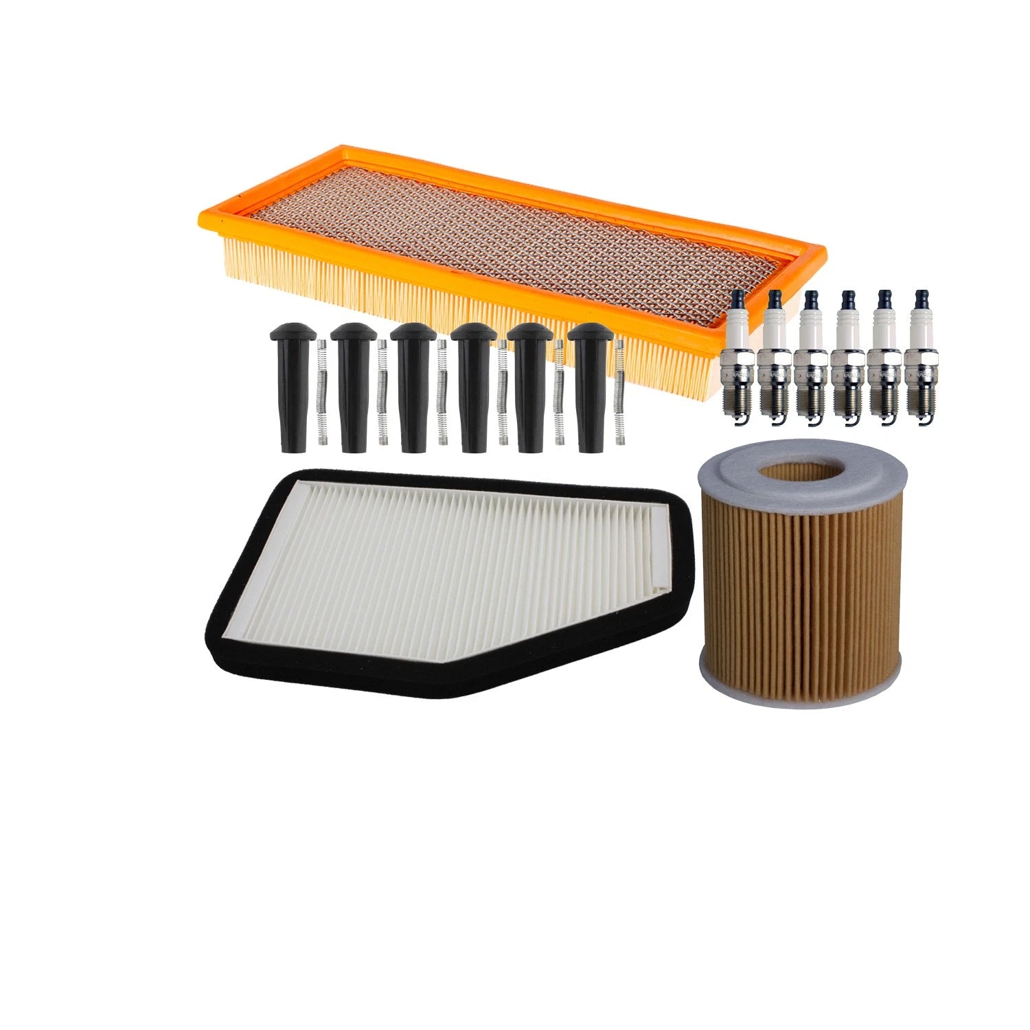 Tune Up Kit 4 Spark Plugs & Boots for Ford Escape, Mariner (2005–2010)