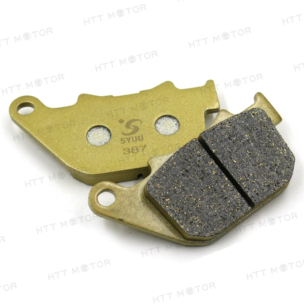 Rear Carbon Fiber Brake Pads for Harley XL 1200 C Sportster Custom (2004–2012) FA387