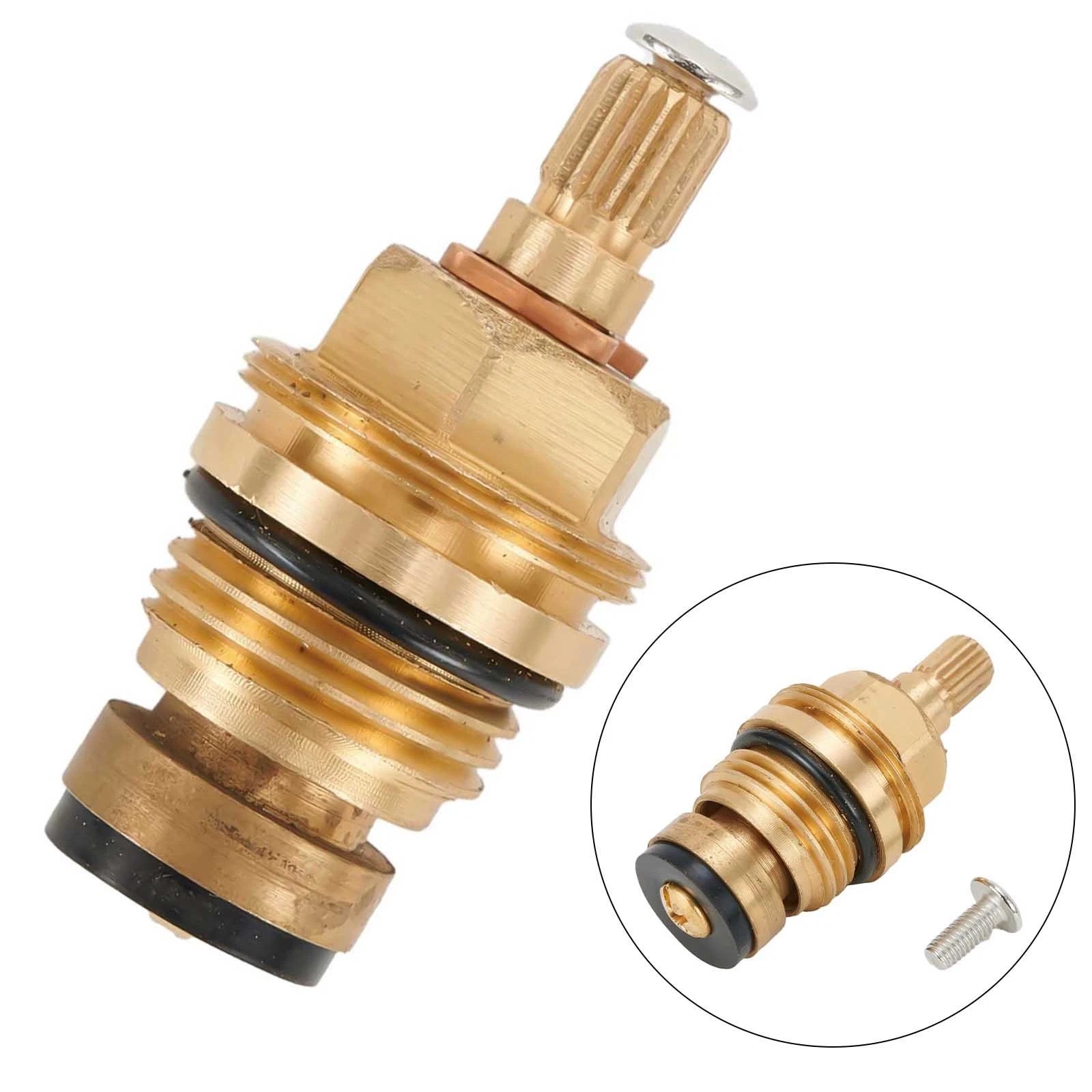 Faucet Repair Parts for Spool (Copper, Thickened Thread)
