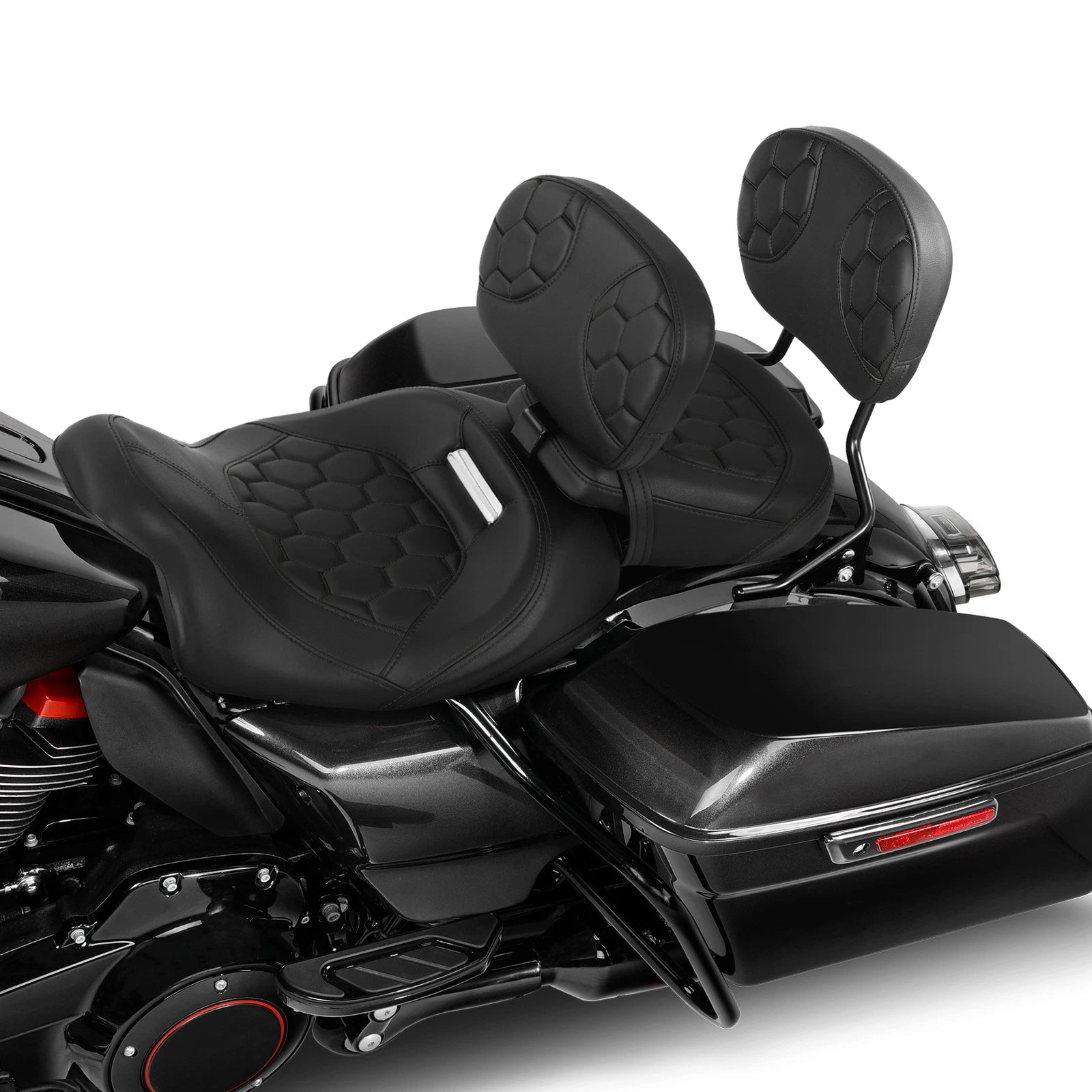 Seat Backrest Pad for Harley Street Road Glide (2009–2023)