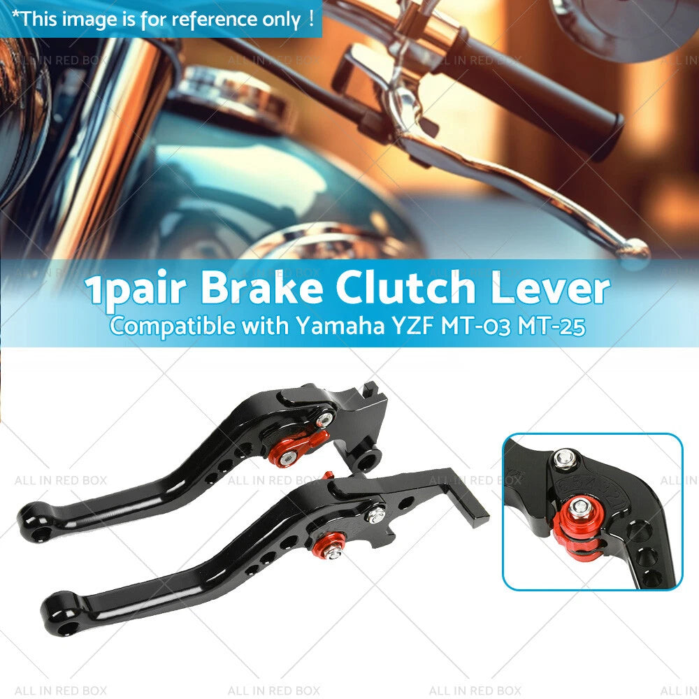CNC Short Clutch Brake Levers for Yamaha YZF R3 R25 MT03 MT25 (2014–2021)