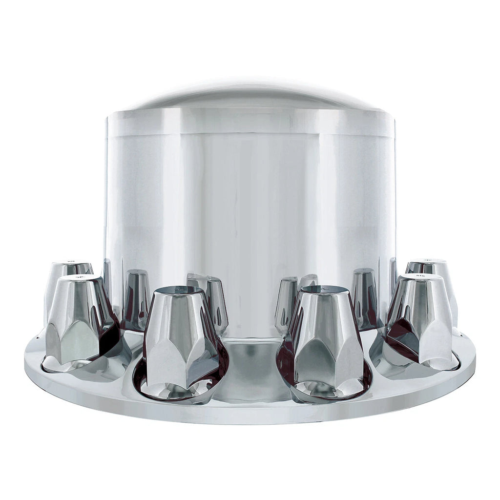 Axle Covers Front Rear Kit with Chrome Hubcaps for Ford F Series (1990–2024)