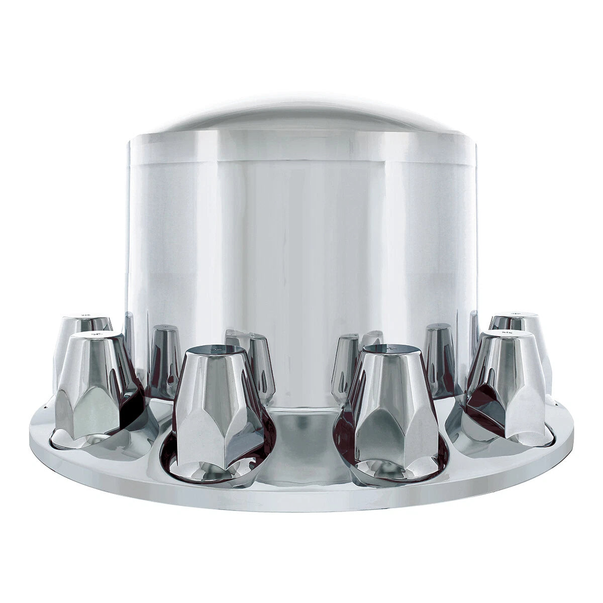 Axle Covers Front Rear Kit with Chrome Hubcaps for Ford F Series (1990–2024)