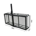 Hitch Mount Cargo Carrier for Universal Vehicles (500LB Capacity, 60"x24"x14")