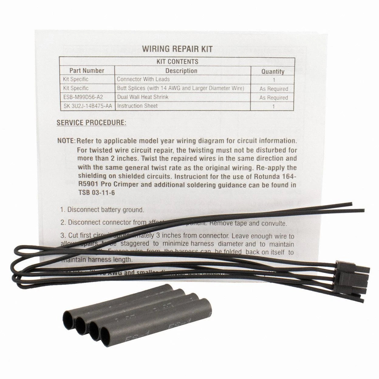 Motorcraft WPT-1155 Rain Sensor Connector for Ford Expedition Fusion F-150 (2015–2020)