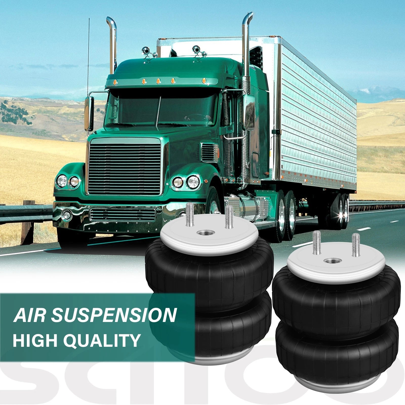 2X Replacement Air Suspension Spring Bags for Rock Ride (W21-760-6781)