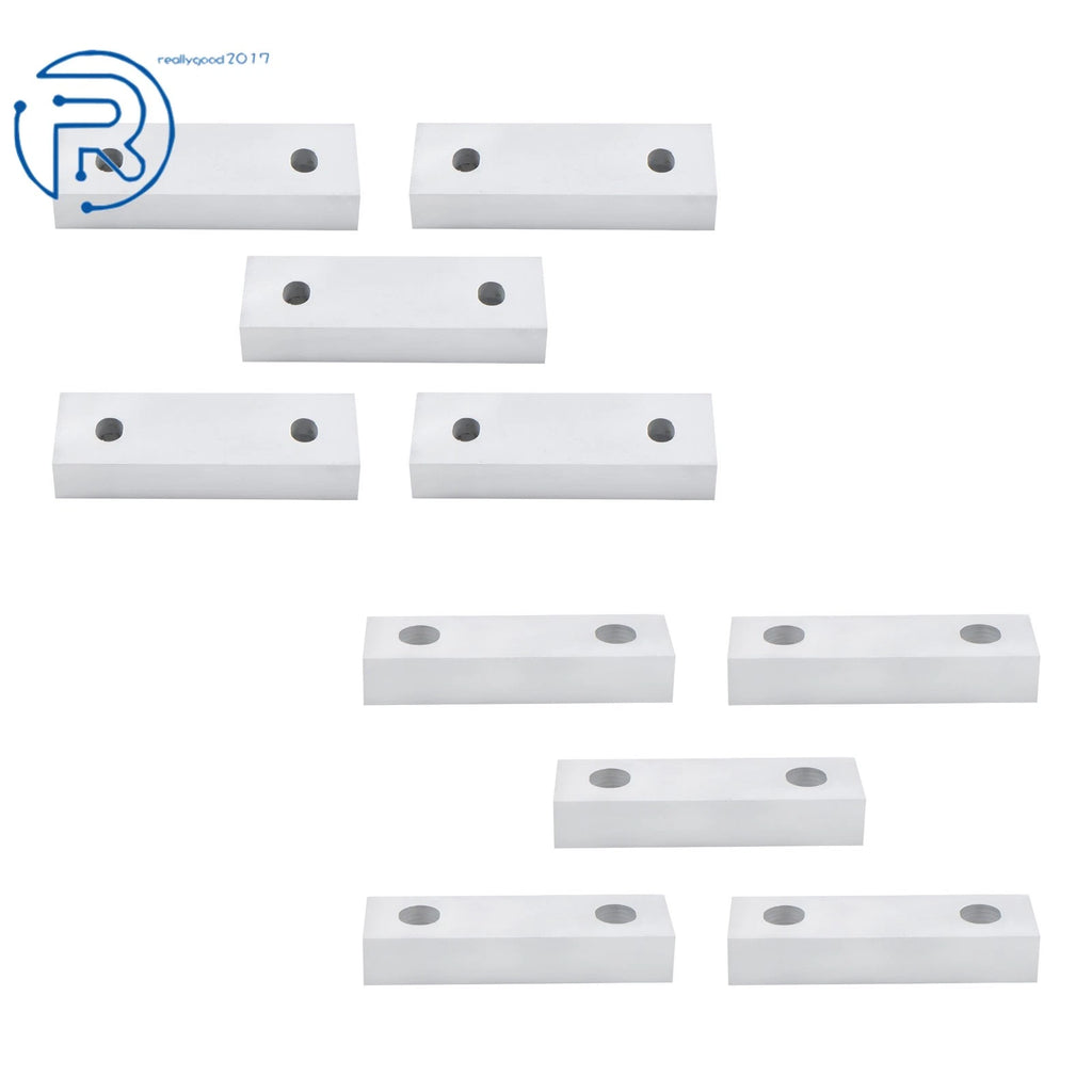 Set of 5 Machinable Soft Clamps for 6" Mill Vise