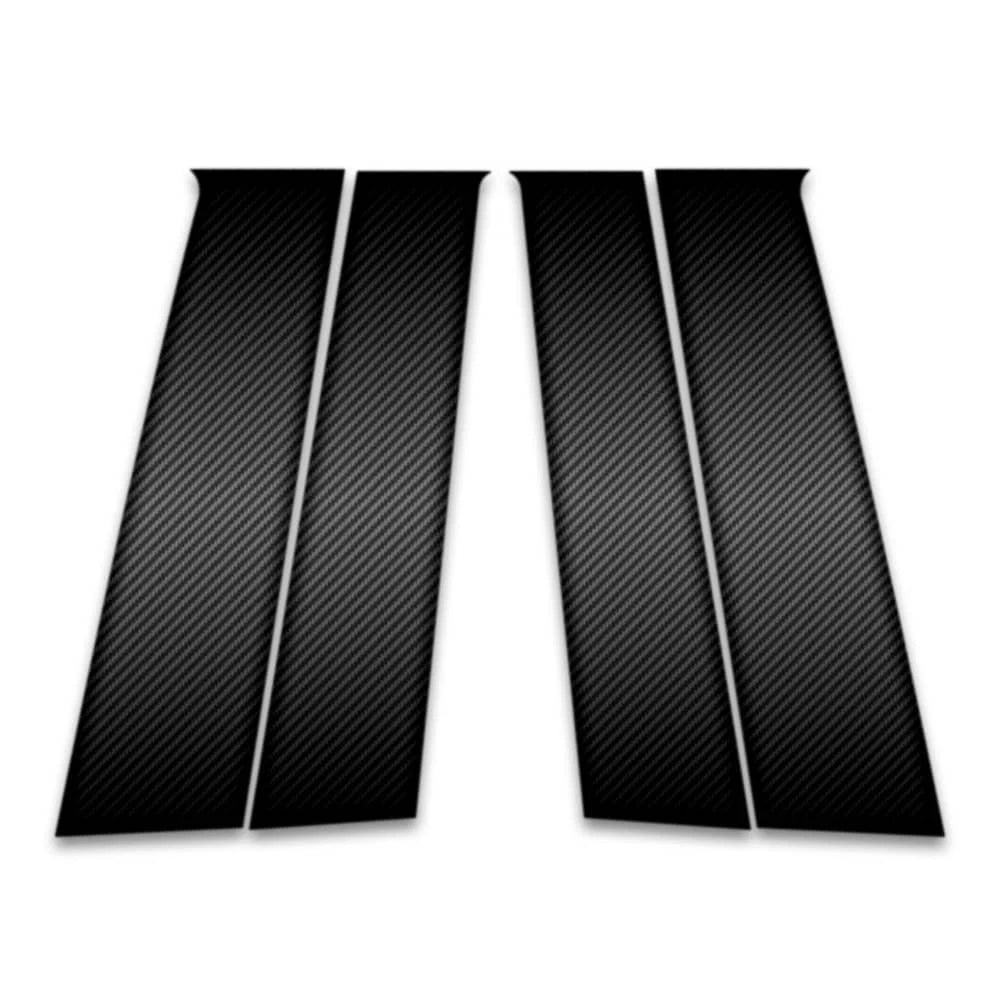 4pc Carbon Fiber Pillar Post Covers for Mitsubishi Outlander Sport (2014–2021)