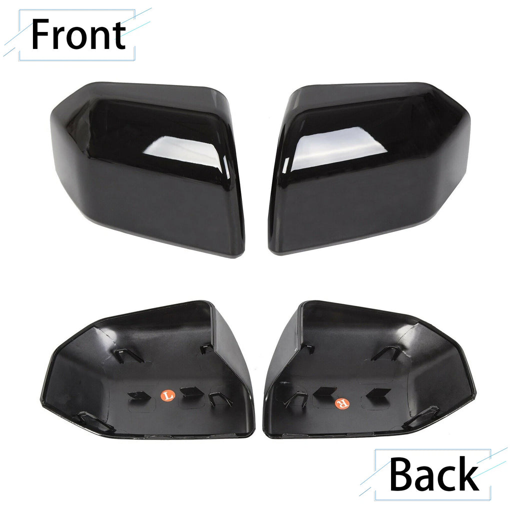 Mirror Covers for Ford F150 F-150 (2015–2020) Glossy Black