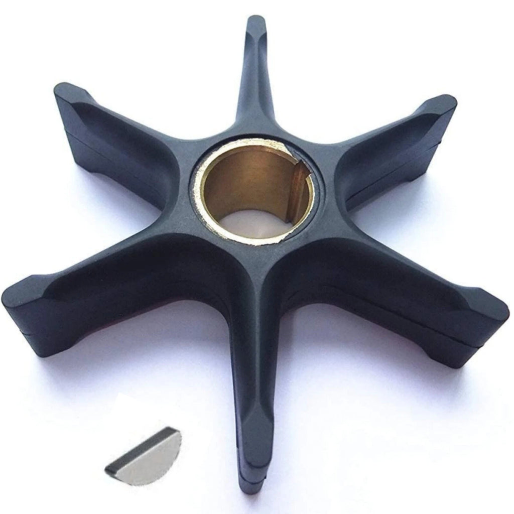 Water Pump Impeller with Key for OMC Sterdrive 100-300 hp (1970–1995) 379475 0777130 397475