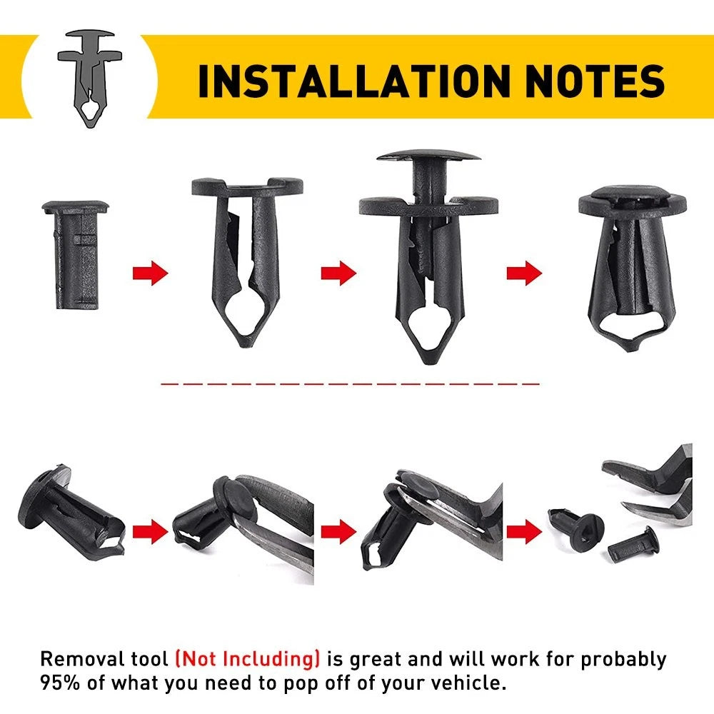 Body Bolts & U-nut Clips for Toyota (2000–2023)