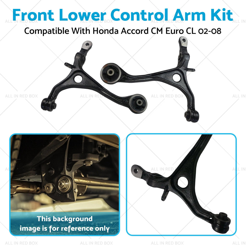 Pair Front Lower Suspension Arms for Honda Accord CM Euro CL (2003–2008)