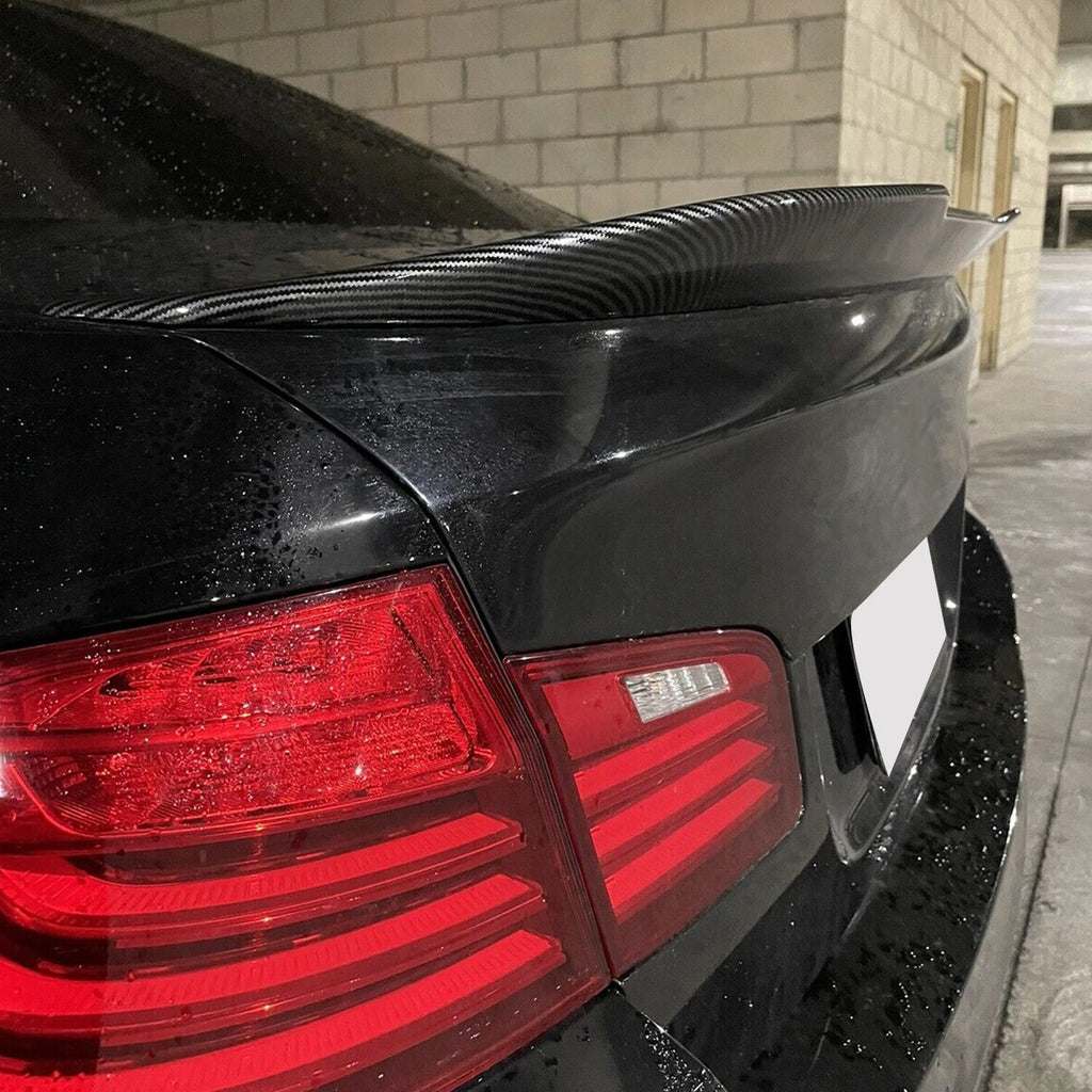 Rear Trunk Spoiler Wing for BMW 5 Series (2011-2017) Carbon Fiber Style