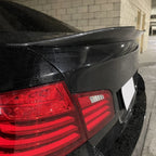 Rear Trunk Spoiler Wing for BMW 5 Series (2011-2017) Carbon Fiber Style