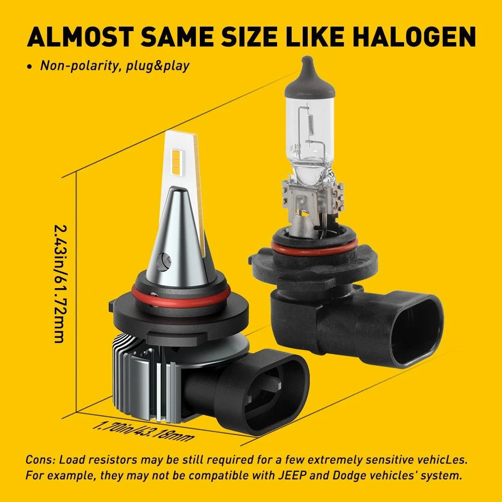 2X CANBUS LED Fog Light Bulbs