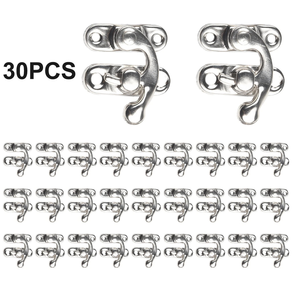 Lock Buckle Replacement for (3mm Hole Diameter, Curved, Gold/Bronze/Silver)