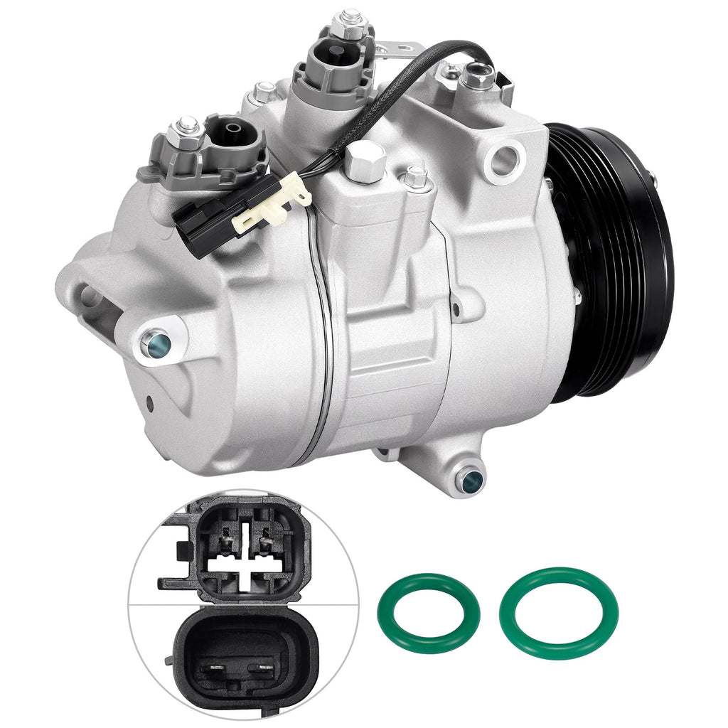 AC Compressor with Clutch & 4 Groove Pulley for Ford Explorer (2016–2019)