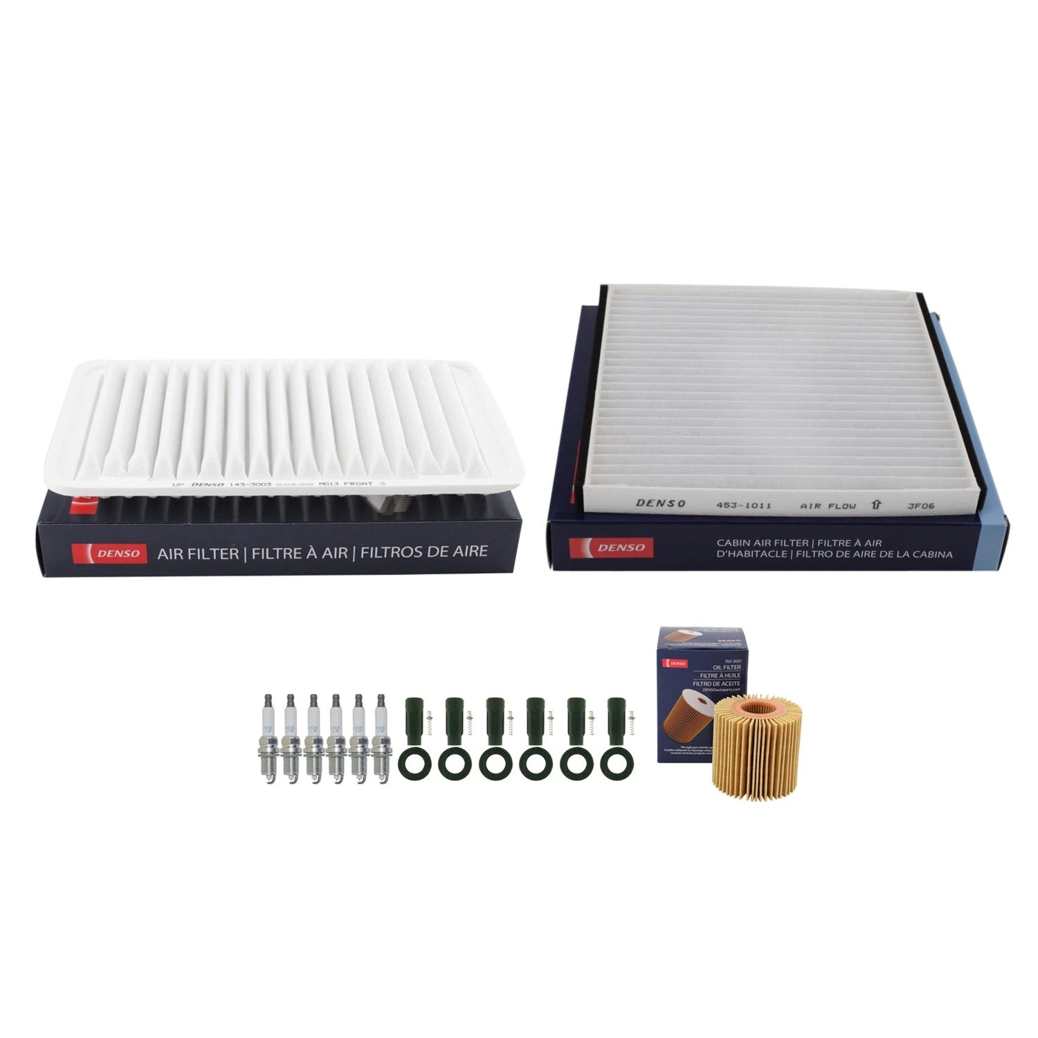 Tune Up Kit with 6 NGK Spark Plugs & Boots for Avalon Camry ES350 RAV4