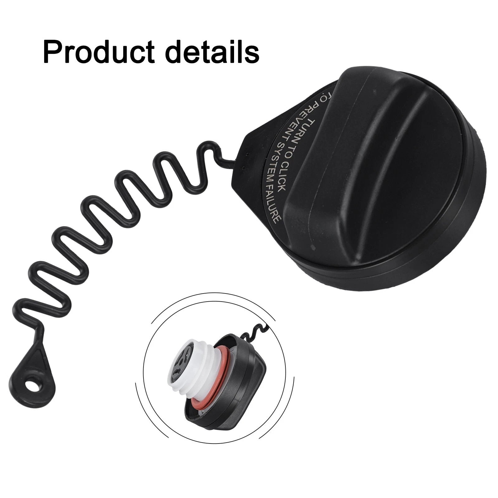 Fuel Tank Gas Cap Filler 31392044 for Volvo S60 S80 V70 XC90 XC60 XC70 (2000–2023)