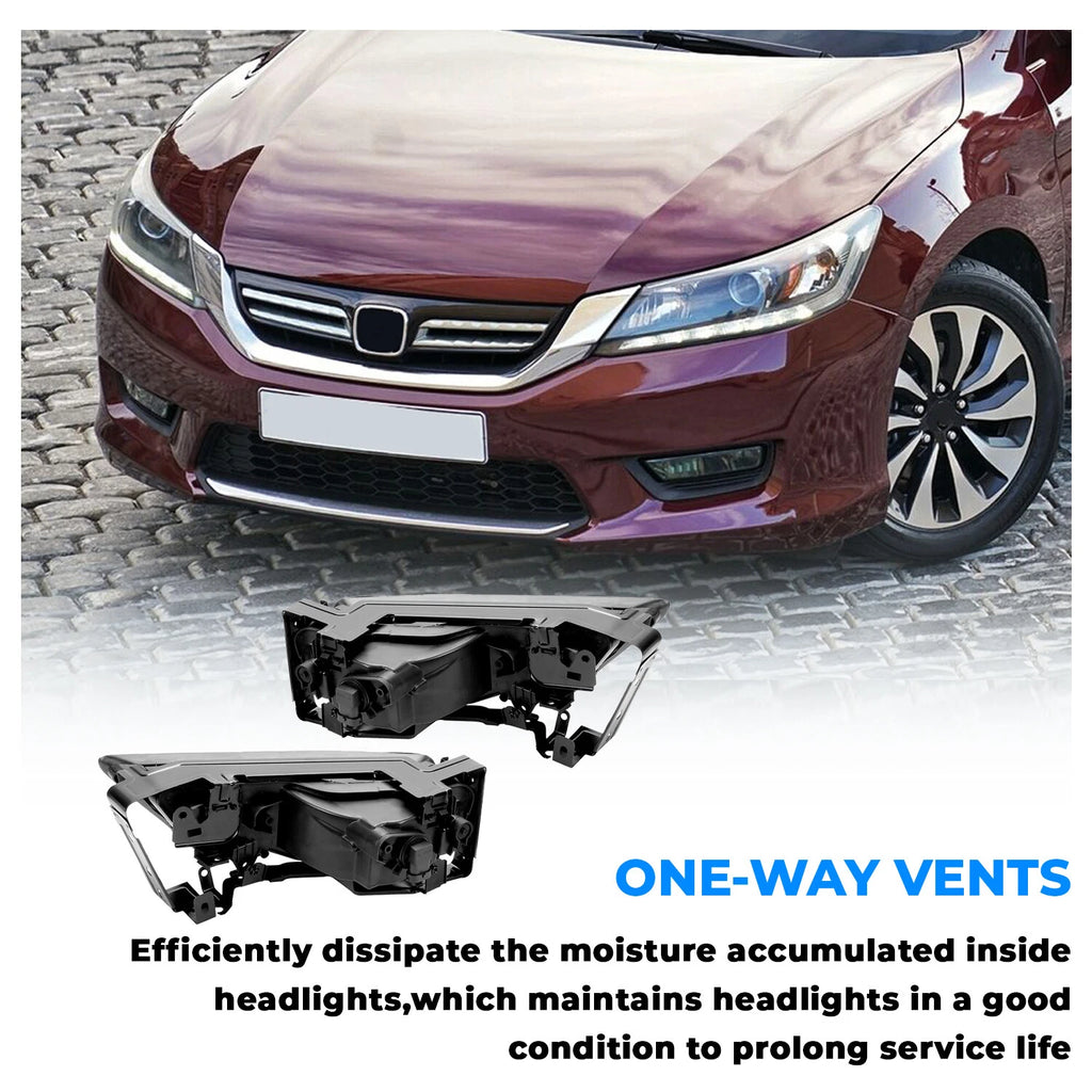 Fog Lights for Honda Accord Sedan (2013–2015) - Smoke with Bulbs