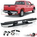 Steel Rear Step Bumper Assembly for Chevy Silverado GMC Sierra 1500 2500 (1999–2007)
