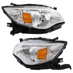 Set of 2 Halogen Headlights for Subaru Impreza (2008–2011) Chrome