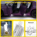 White LED Door Footwell Lights for Dodge Charger Challenger Chrysler 300 (2006–2023)
